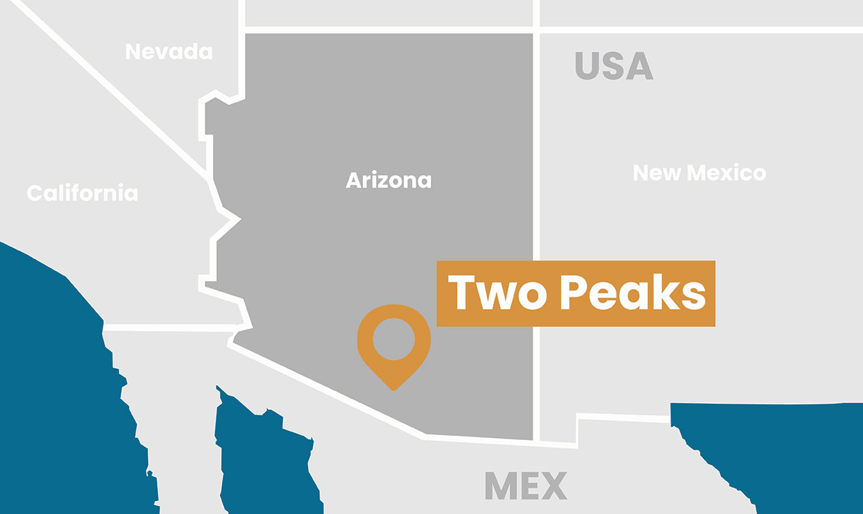 Two Peaks Map